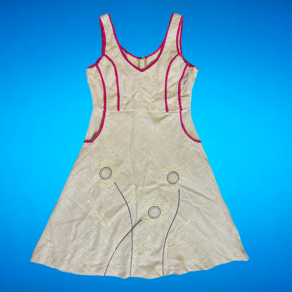 Knitted dove beige dress